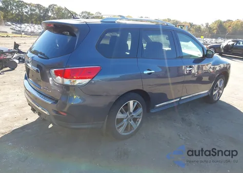 2013 Nissan Pathfinder Platinum из США, поврежденный, VIN 5N1AR2MM9DC668284